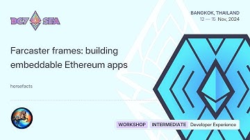 Farcaster frames: building embeddable Ethereum apps