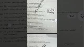 1st year Chemistry lhr Board | Chemistry Lahore board 2026 #lahore #exam