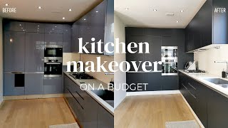 Kitchen makeover on a budget: cabinets from high gloss to matt finish screenshot 5