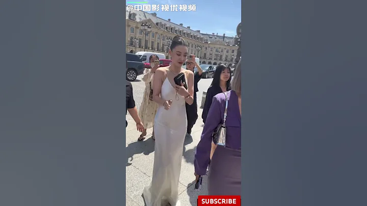 #張柏芝 現身巴黎走秀，穿白色弔帶裙仙氣十足，44歲依然令人心動，真正的顏值天花板 - 天天要聞