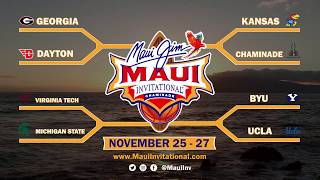 2019 Maui Jim Maui Invitational Bracket Announcement