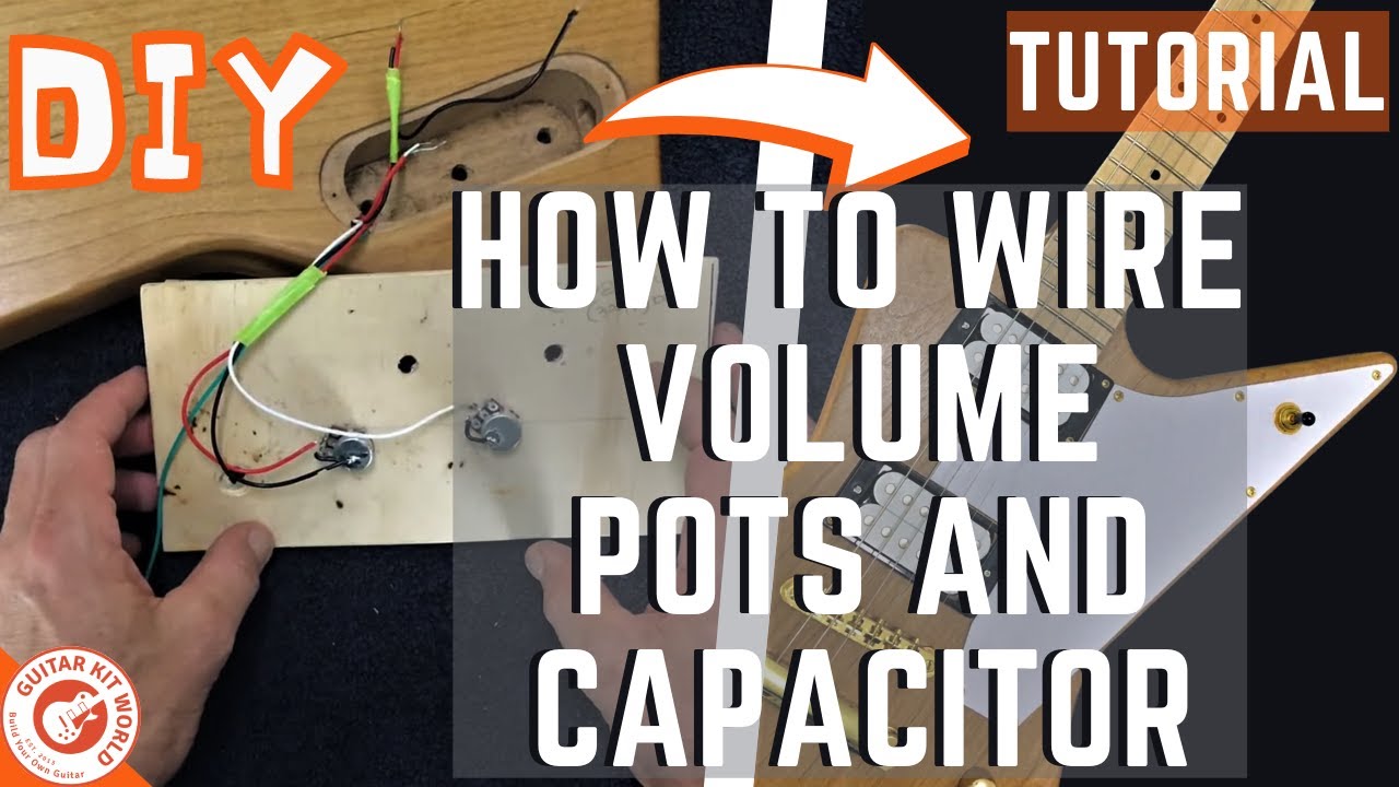 Grounding the volume pots and installing the capacitor XPC Guitar Kit