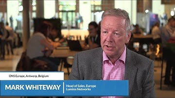 Open Source and Standards for 5G Networking: ONAP, OpenDaylight; ONS Europe 2019 - Lumina Networks