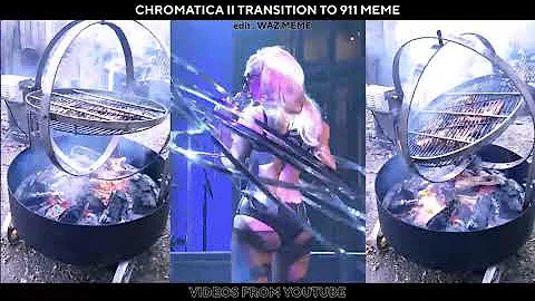 Chromatica II transition to 911 Meme【Gaga Hit in the head during Lovegame】