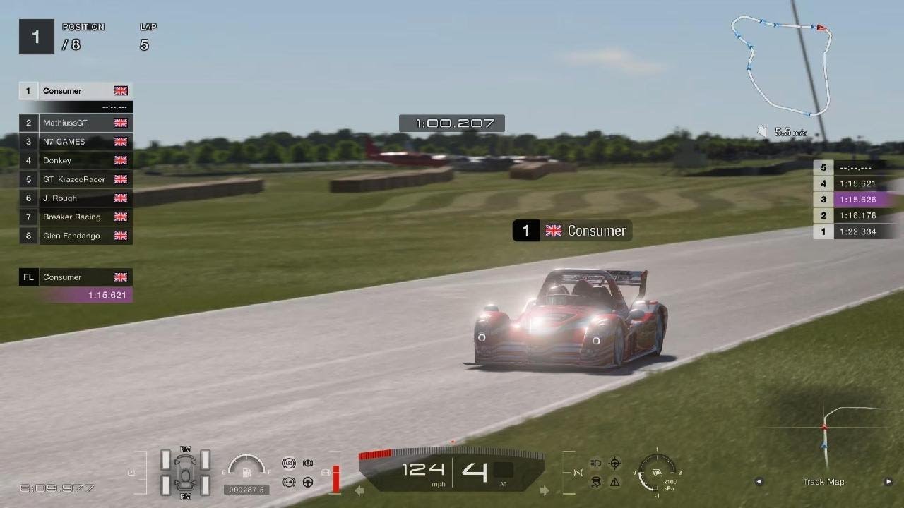 GT7 Bad Boys racing league season 3 Radical mini league