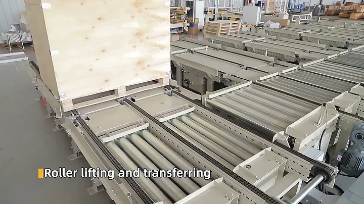 Transfer Turntable Chain Roller Pallet Conveyor