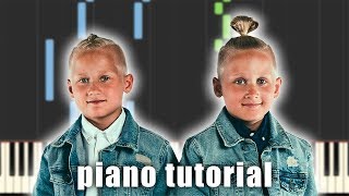 Eino ja Aapeli - MÄ VOISIN OLLA SE | Piano Tutorial chords