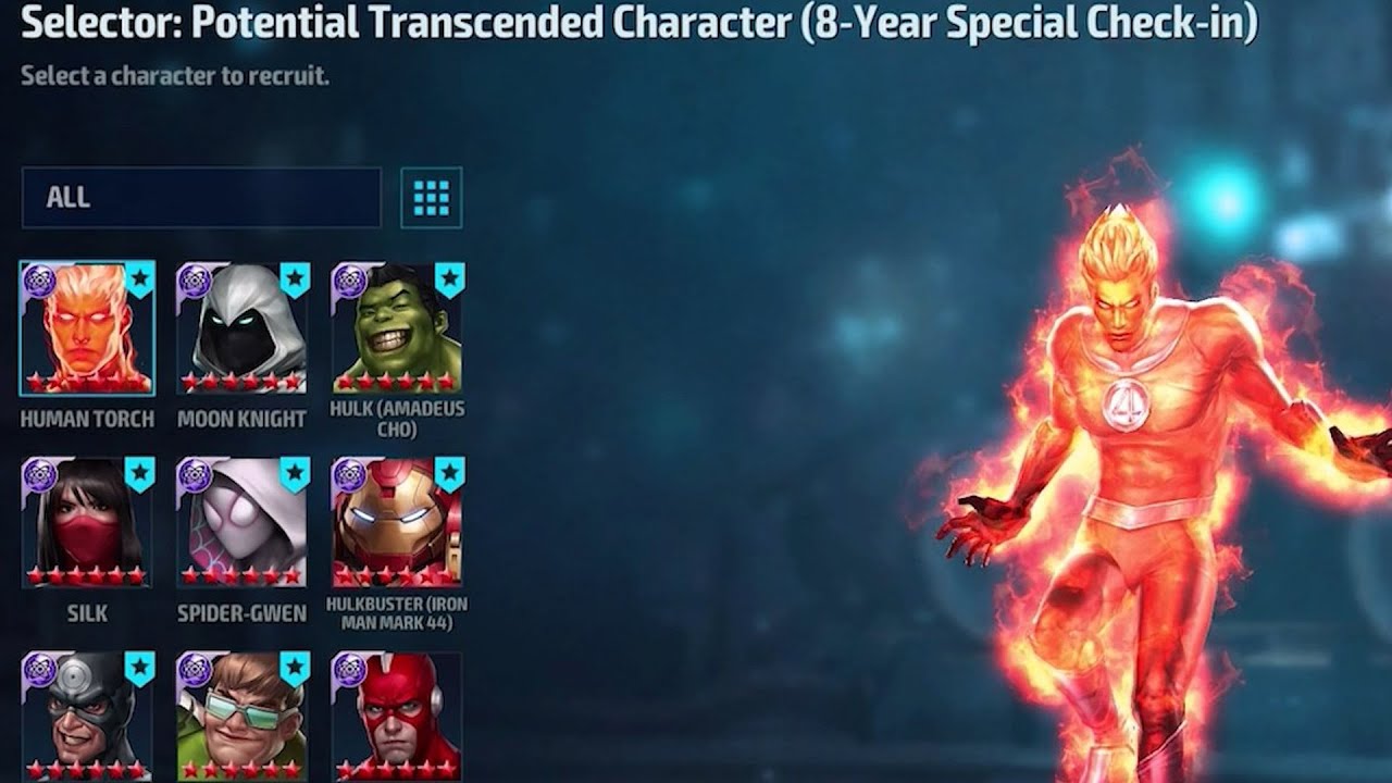 Marvel Future Fight - Free Tier 3 Selector