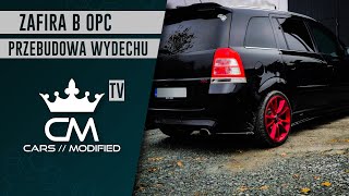 ZAFIRA B OPC // PRZEBUDOWA WYDECHU PO KOLEDZE // LOUDEX