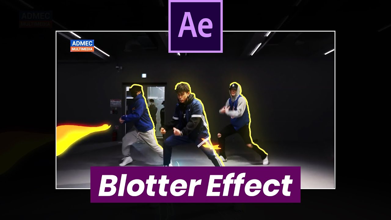 Blotter Media Effect in After Effects | Glowing Lines Effect | Blotter ...