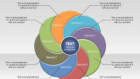 Semi Circle Chart for PowerPoint by PoweredTemplate.com