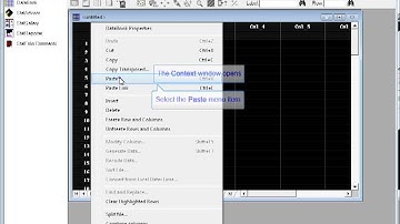 Statgraphics Via clipboard