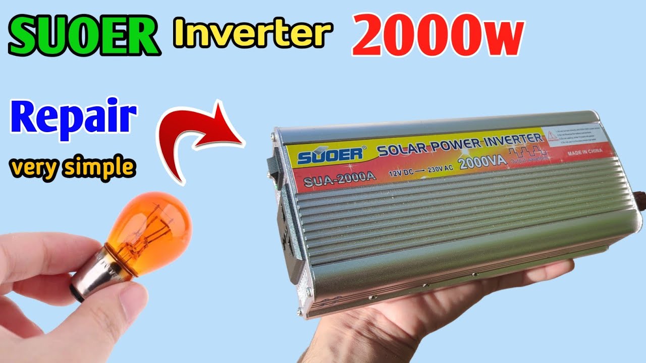 Solar Inverter Repair Dc To Ac Inverter Suoer Inverter 2000w inverter Power inverter