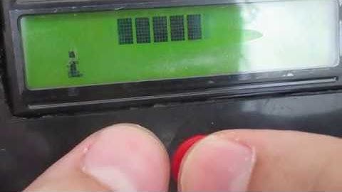 Игра бегущий человечек на Arduino