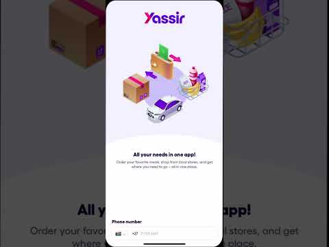 Download & create an account - Yassir Help