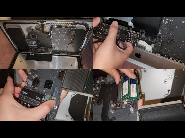 Anklage repulsion Kommerciel 21.5" Inch iMac Late 2013 A1418 RAM PCIe NVMe SSD Hard Drive Upgrade PSU  Logicboard Replacement - YouTube