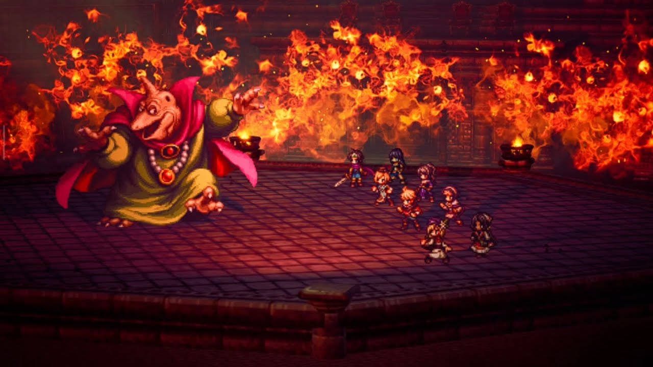 (F2P) Dragon Quest 3 Collab | (Limited) Baramos EX3 in 4T | Cyrus EX Budget Team | Octopath COTC