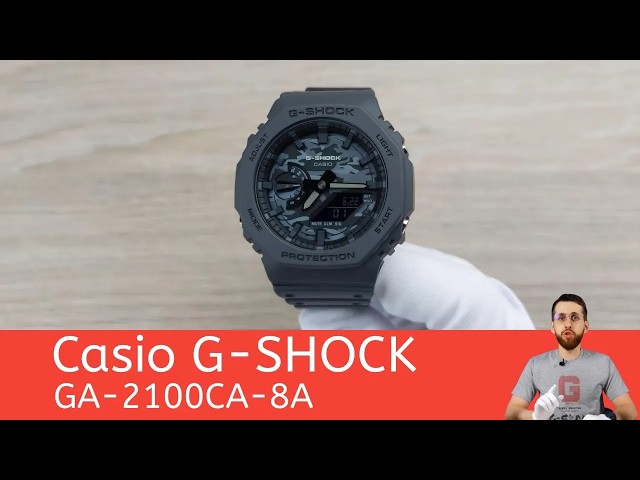 Camouflage Octagon / Casio G-SHOCK GA-2100CA-8A - YouTube