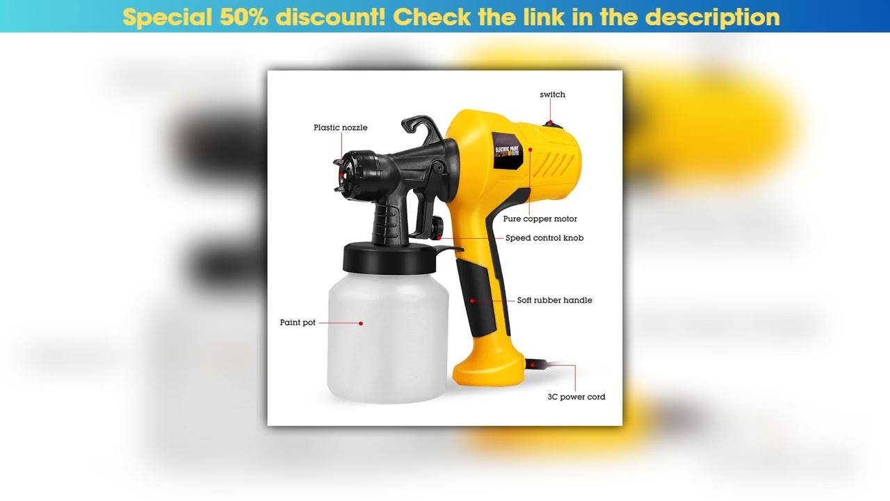 Best Seller 220V Electric Spray Gun EU/US Plug 500W Paint Sprayer Mousse Cake Coloring Utensil Home