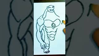 How to Draw Humungousaur From Ben 10 very Easy Drawing#Shorts