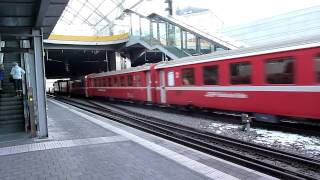 RhB Züge Pontresina &amp; Chur 2015