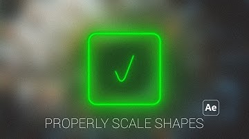 Quick Tips: Properly Scale Shapes In After Effects