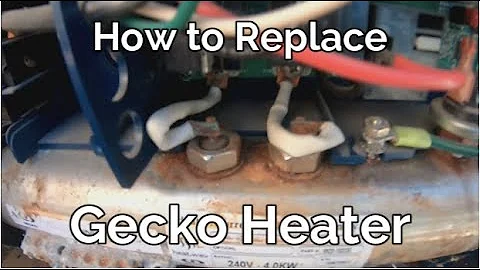 How to Replace a Gecko Heater...Step by Step Hot tub / Spa heater replacement...DIY Hot tub repair