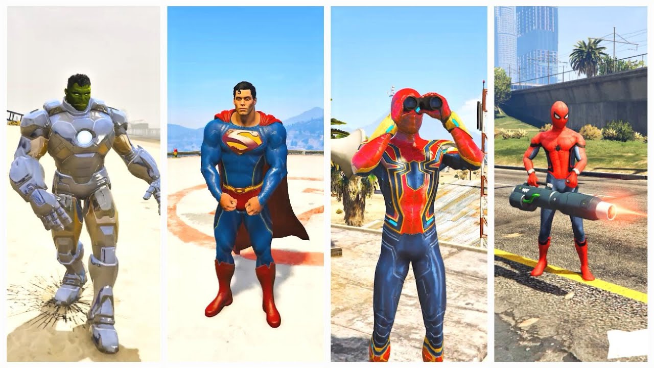 SUPERHERO MEGA BATTLE #207 MARVEL AND DC SUPERHERO BATTLE SUPERMAN VS ...