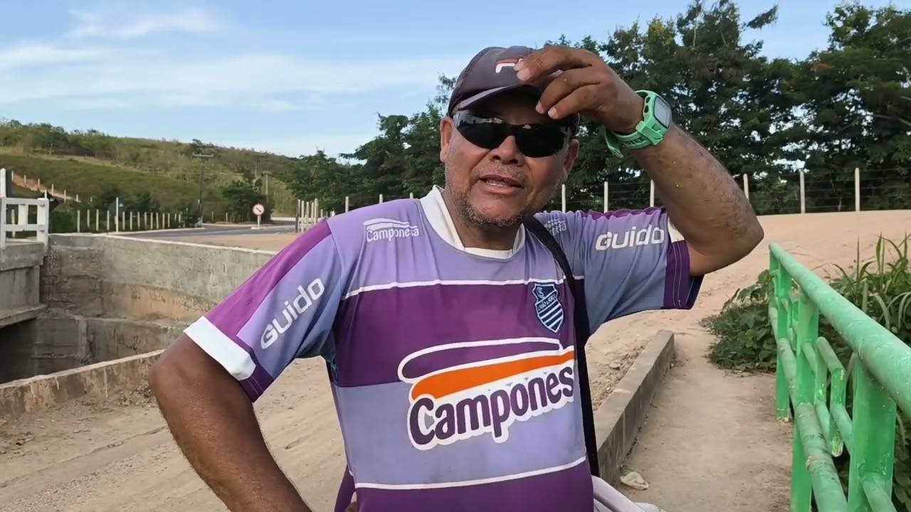 Rio Camaragibe Mirim na época de verão 