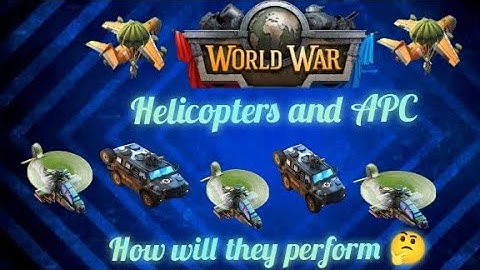 DomiNations using helicopters APC in World war.#dominations
