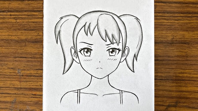 Easy anime drawing, How to draw anime step by step, Easy drawing for  beginners, Drawing pictures, Easy anime drawing, How to draw anime step  by step