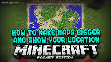 [MCPE] How To Make Maps Bigger and Show Yourself On Maps in Minecraft PE 0.14.0 (Pocket Edition)