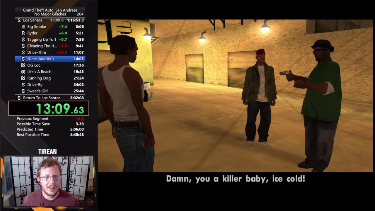 GTA:SA Any% NMG Sultans Mod Speedrun in 