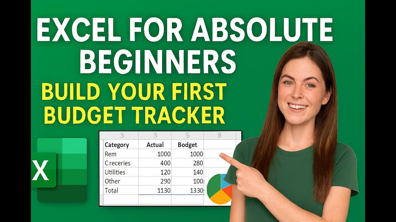How to build a Simple Dashboard using Excel (Basic/Beginners) - Budget Tracker