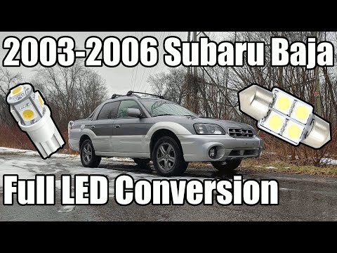 2003-2006 Subaru Baja - Full LED Conversion