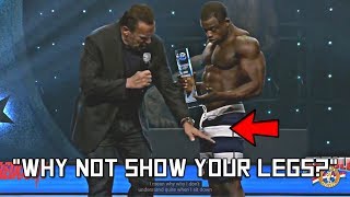 Arnold Asks Mens Physique Winner Why Not Show Your Legs?