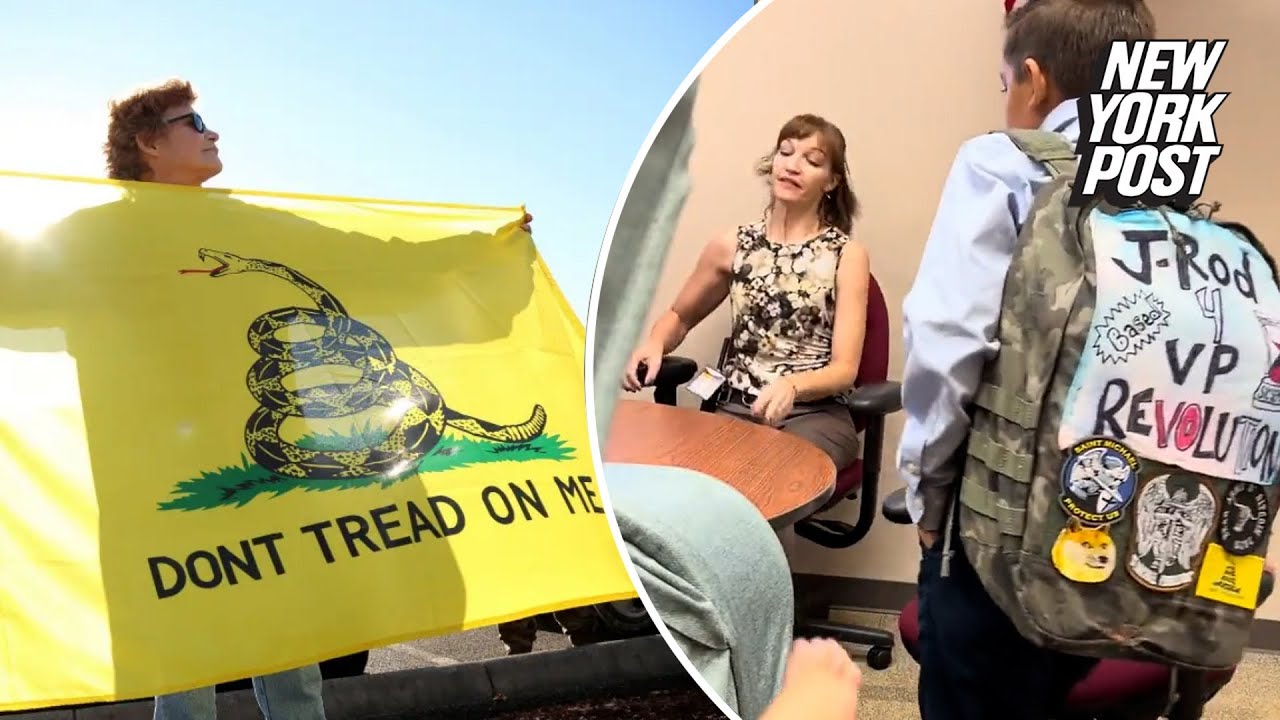 Mom of student removed from class for Gadsden flag patch says school violated 1st Amendment
