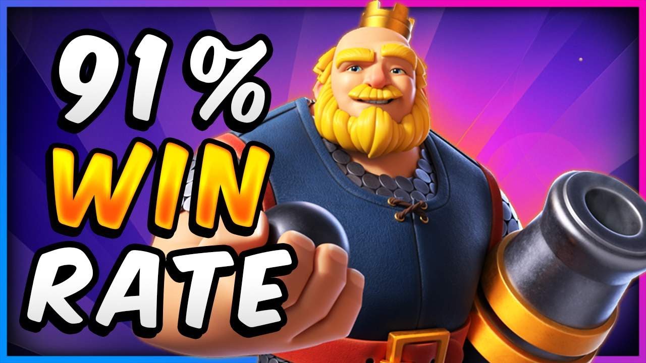 91% RATE! BEST ROYAL GIANT DECK CLASH ROYALE! YouTube