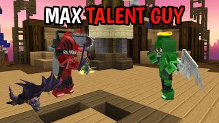 I Fought Against A Max Talent Player In Bedwars