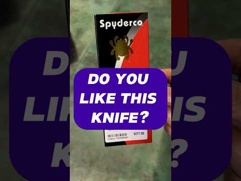 Interesting Spyderco Knife, Thoughts?   