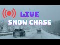 SNOW STORM CHASE- LAKE EFFECT SNOW- NEW YORK - Live Chase Archive