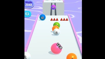 Ball Run 2048 - All Levels Gameplay Android, iOS ( Levels 1389-1390