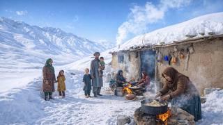 Living and Cooking Through Heavy Snow in Afghanistan's Coldest Village | Real Village Life