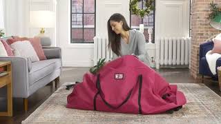 Tidy & Co. Christmas Tree Storage Bag on Wheels on QVC