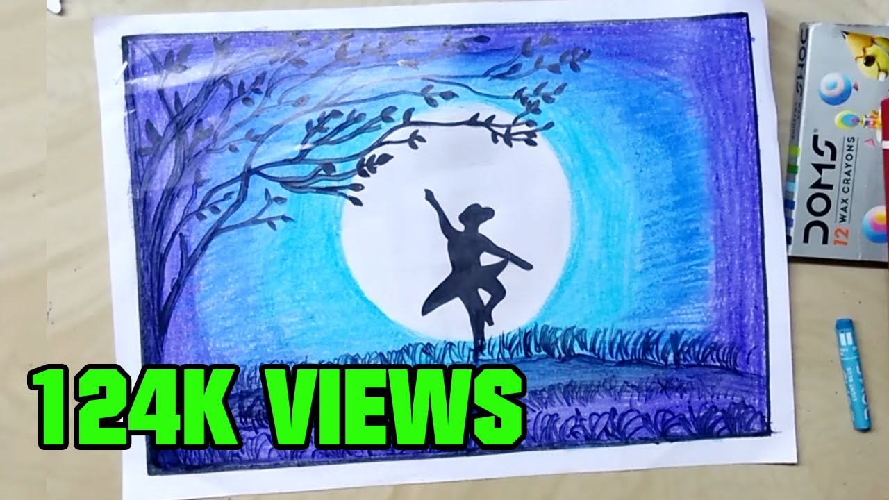 Beautiful Scenery Art by Crayons [Video] | Diy canvas art, Oil pastel art,  Abstract art painting diy
