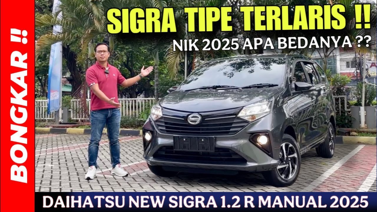 Bongkar !! DAIHATSU NEW SIGRA 1.2 R MANUAL 2025 || REVIEW EXTERIOR & INTERIOR TERBARU SODARA CALYA !