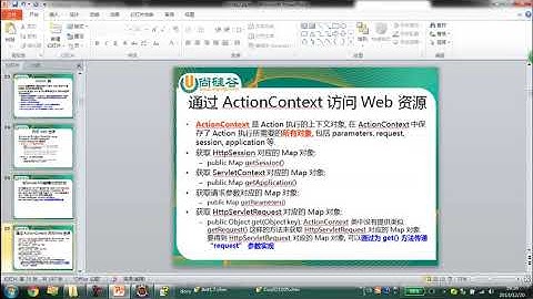 7  尚硅谷 佟刚 Struts2 通过 ActionContext 获取 WEB 资源