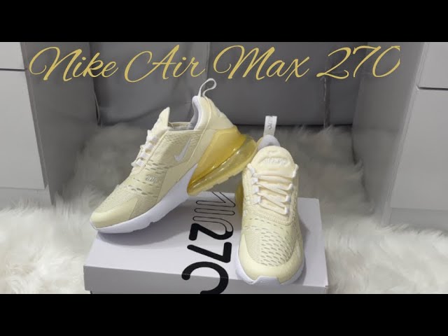Nike Air Max 270 Yellow on feet - YouTube