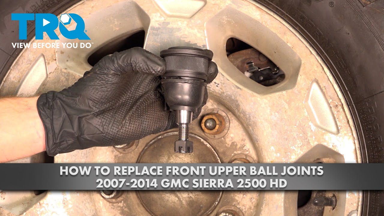 How to Replace Front Upper Ball Joints 2007-2014 GMC Sierra 2500 HD ...