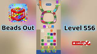 🎮 Beads Out Level 556 Walkthrough 🧩 | Tricky Bead Puzzle Solution | Mini Boss